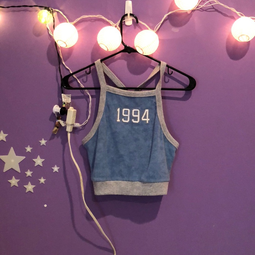 ( Sold ) 1994 Sleeveless Crop Top - Picture 1 of 4